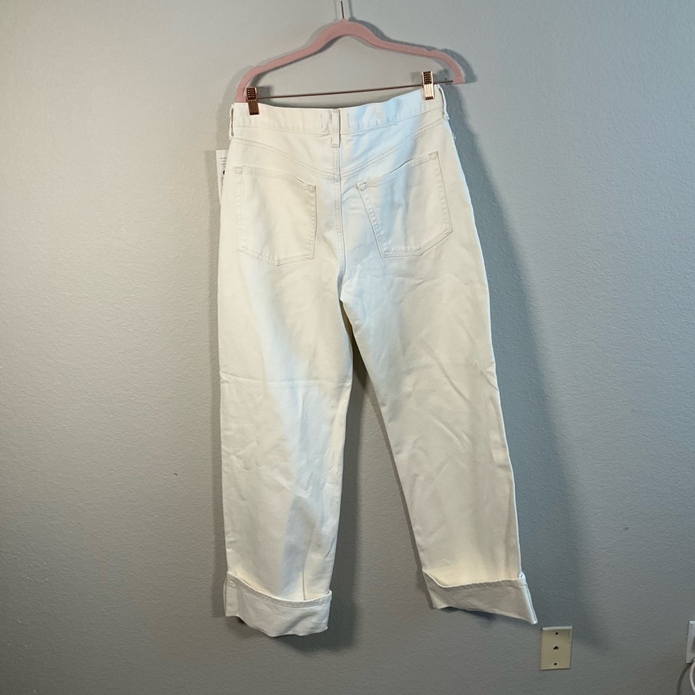 Etica White Wide Leg Jeans - Picture 6 of 7
